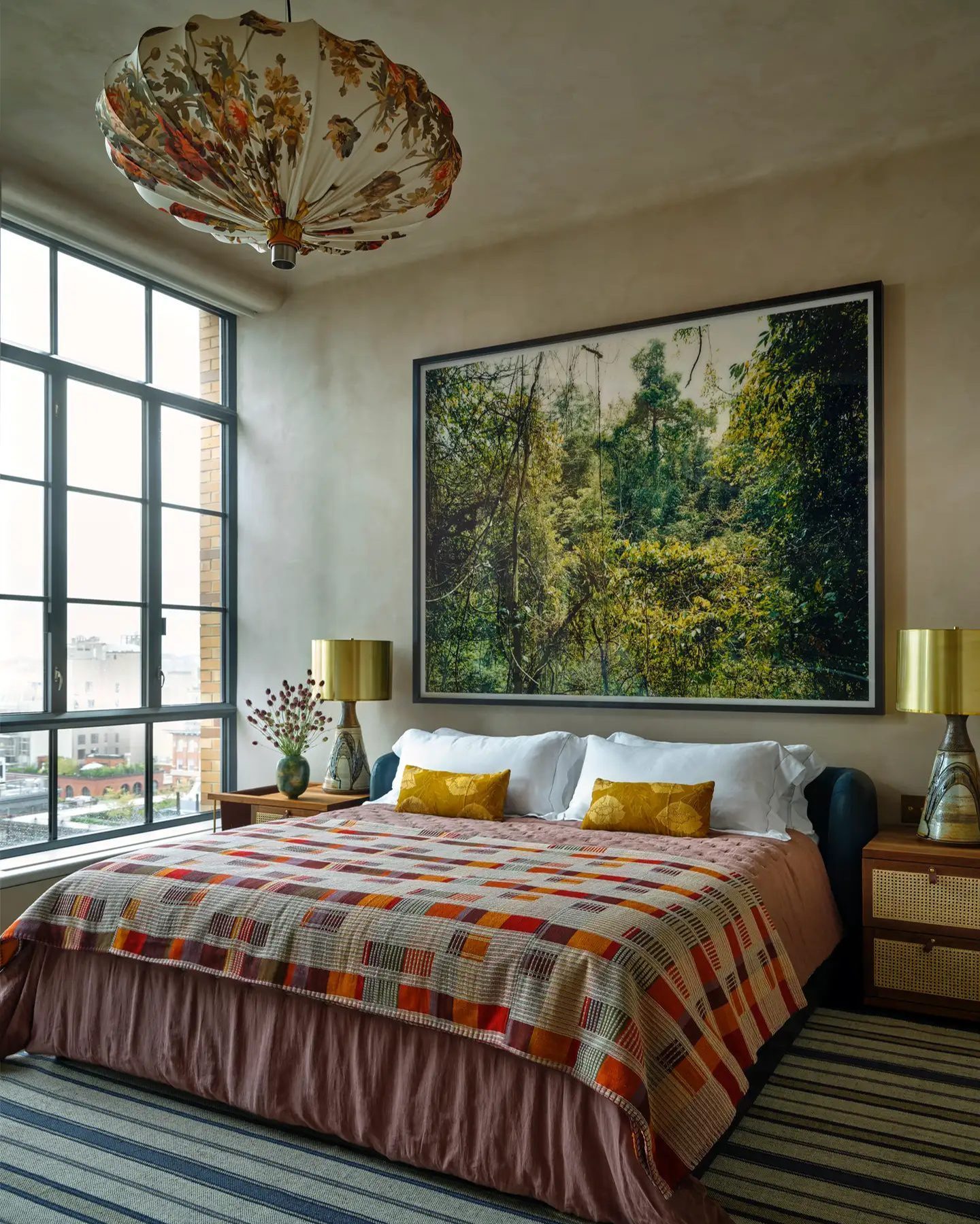 bedroom large windows