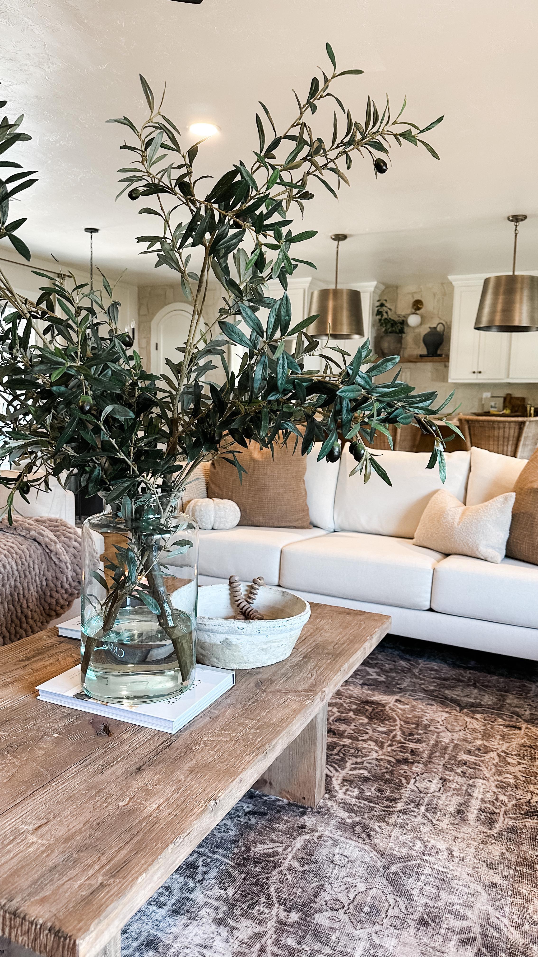 olive tree living room