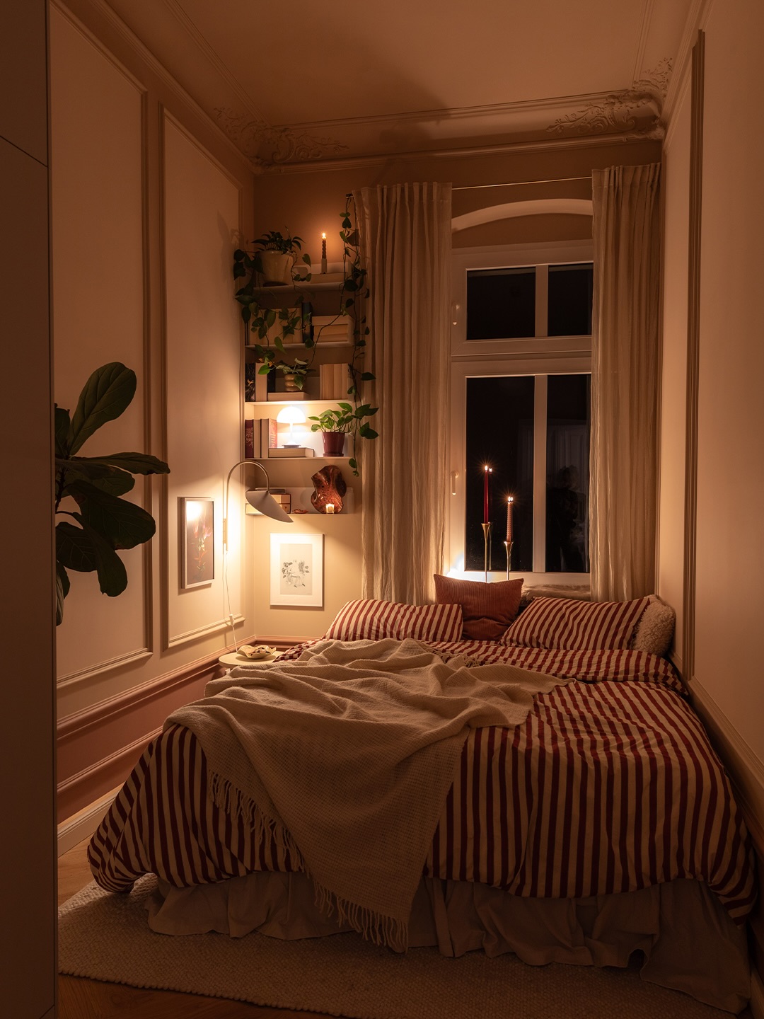 beige living room aesthetic