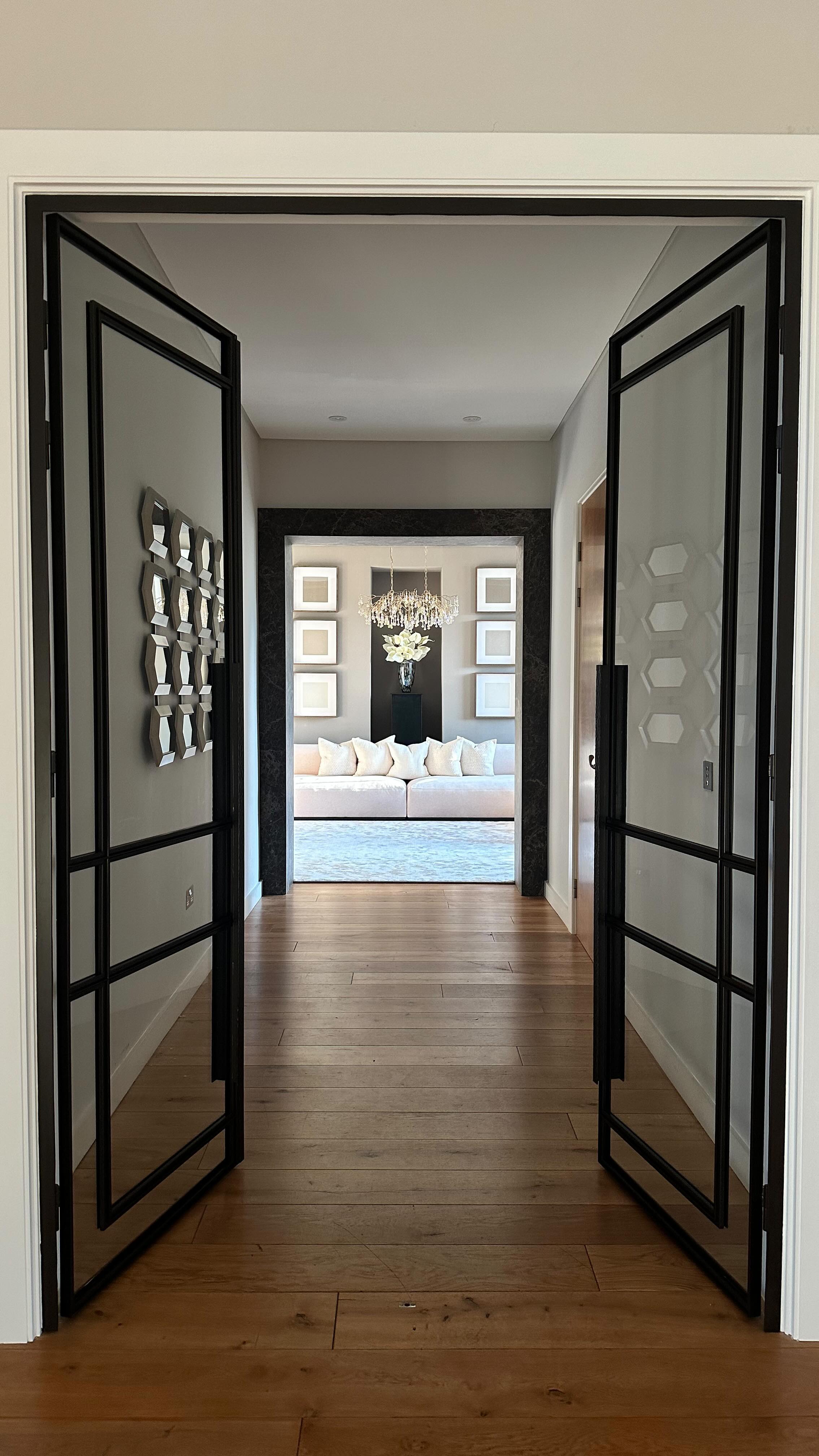 living room chandelier