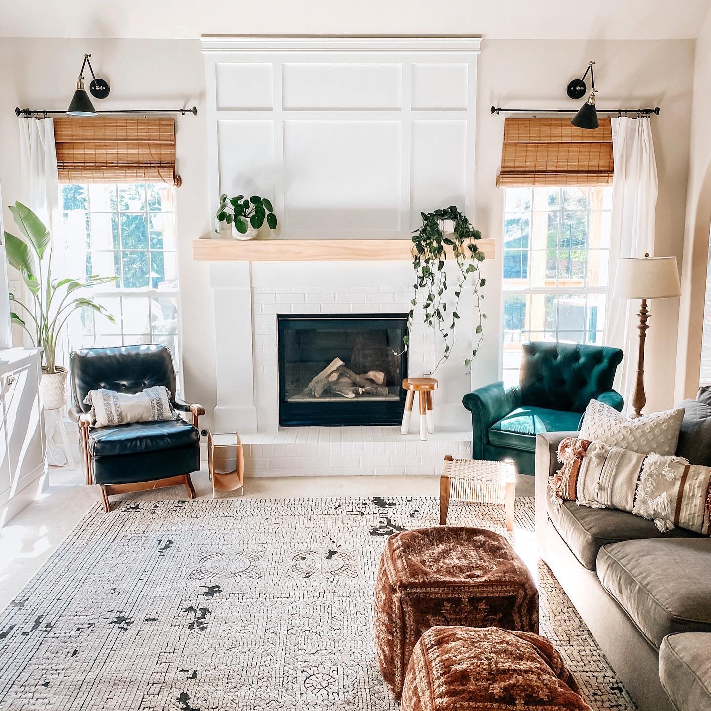 board and batten living room