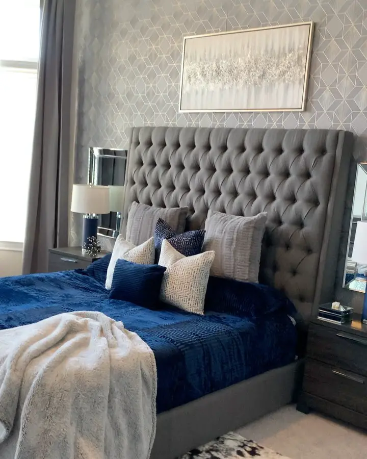 glam bedroom decor
