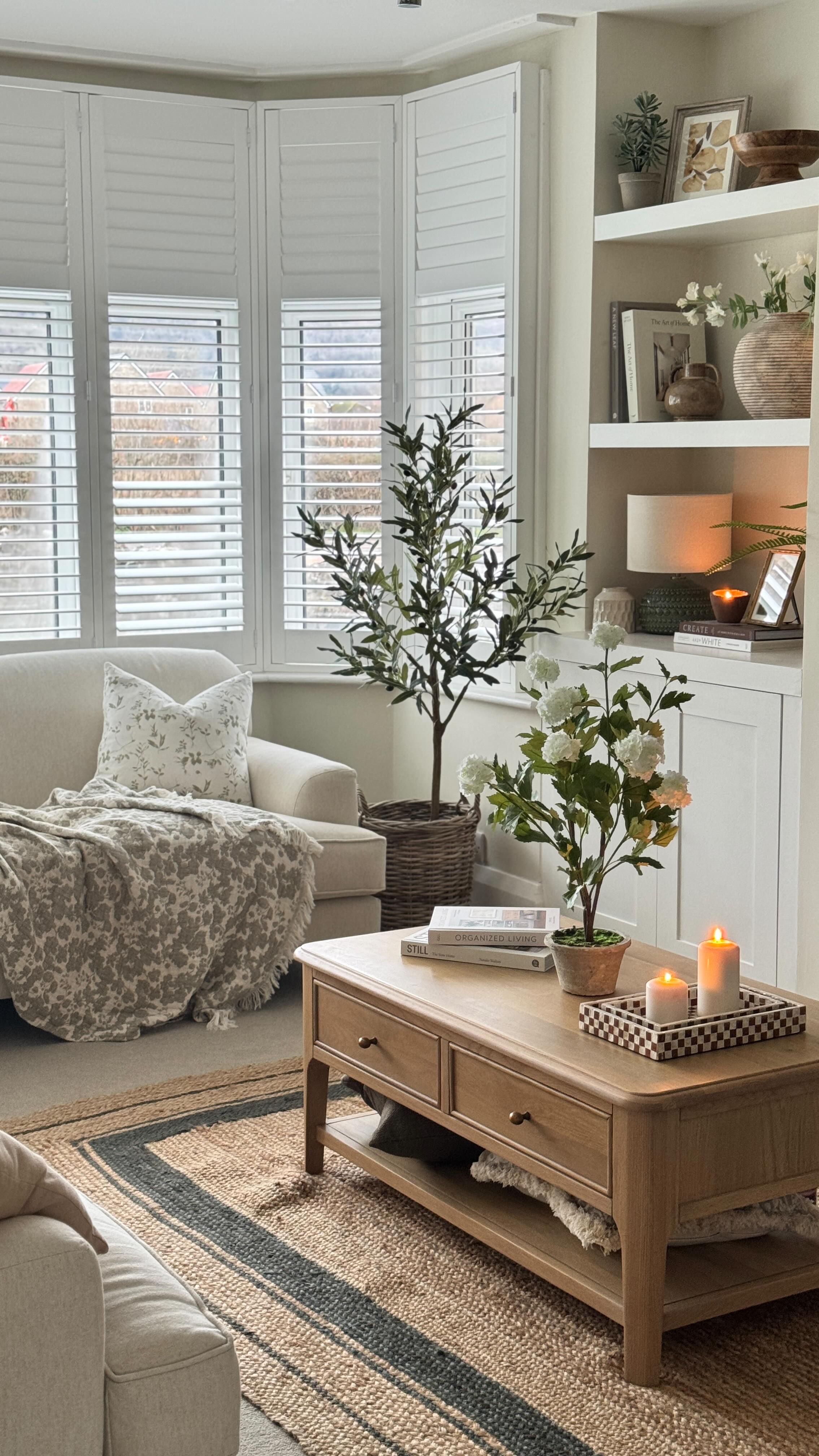 olive tree living room