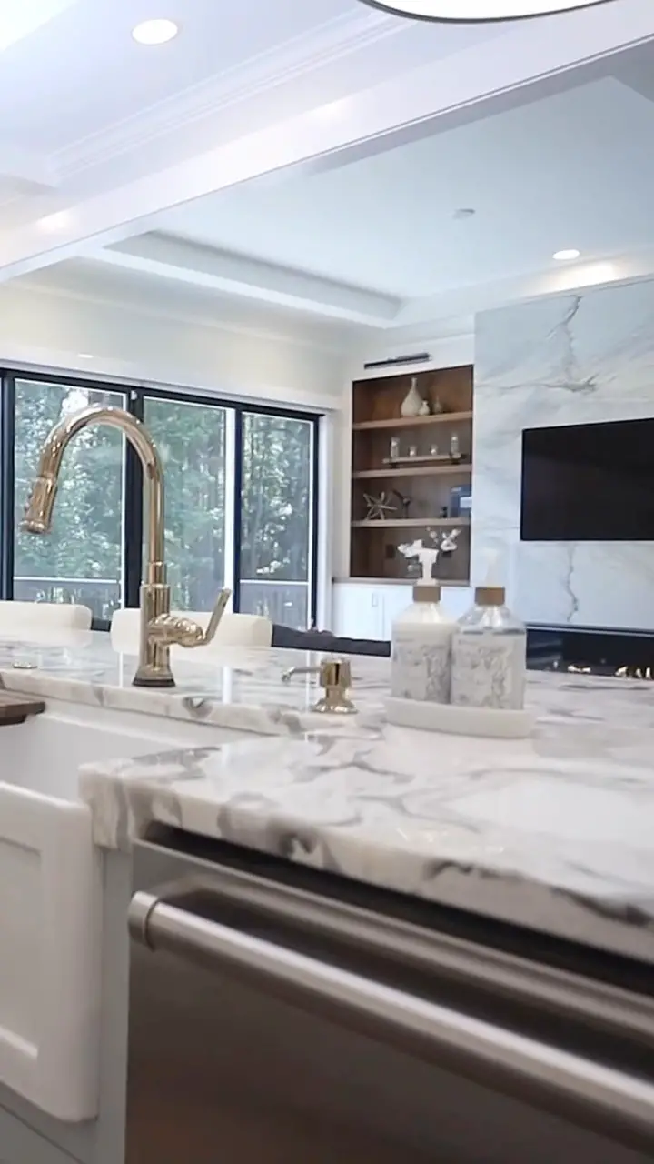 open concept living room