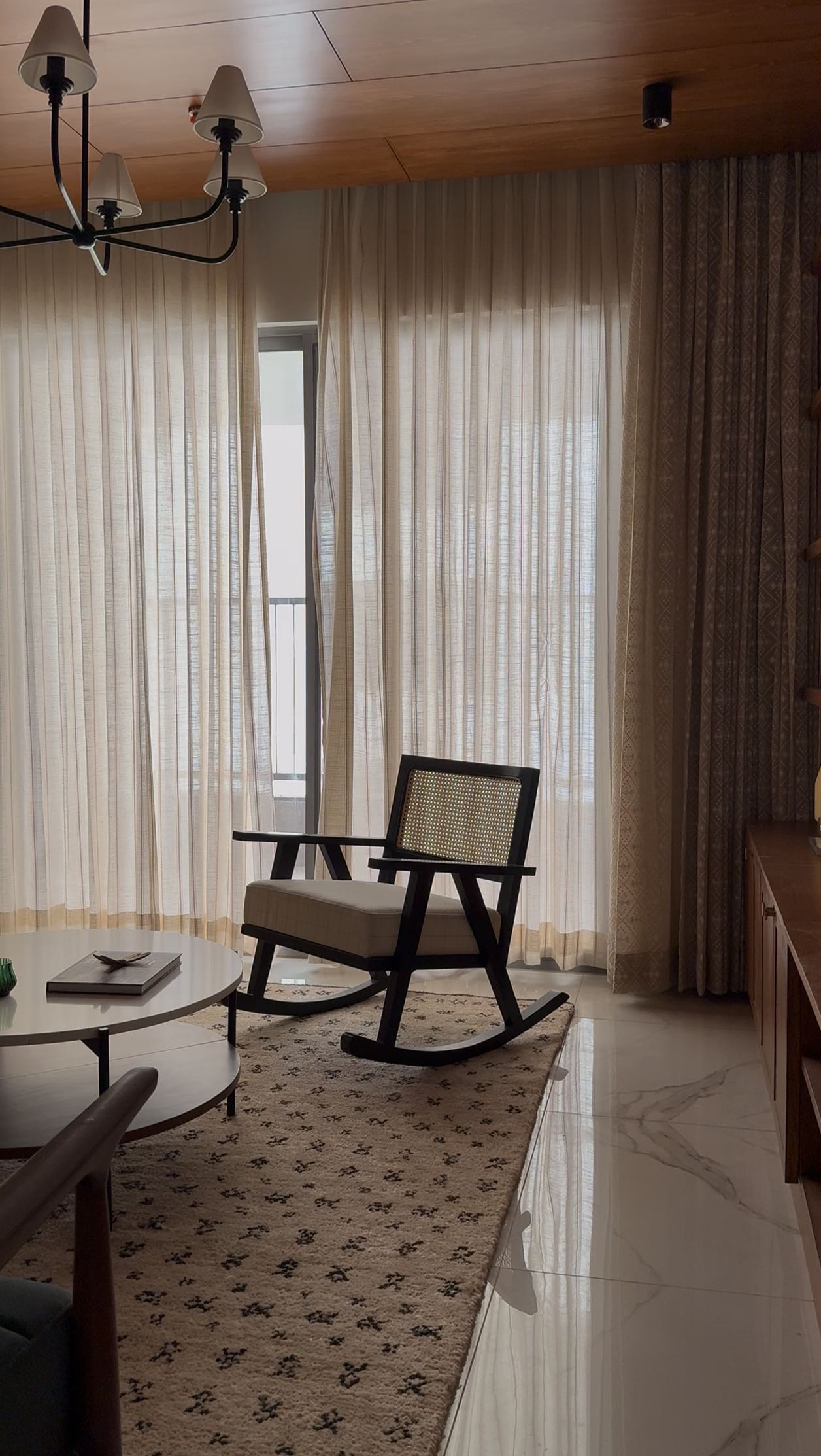 living room chandelier