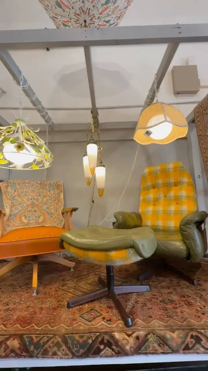 leather armchair living room