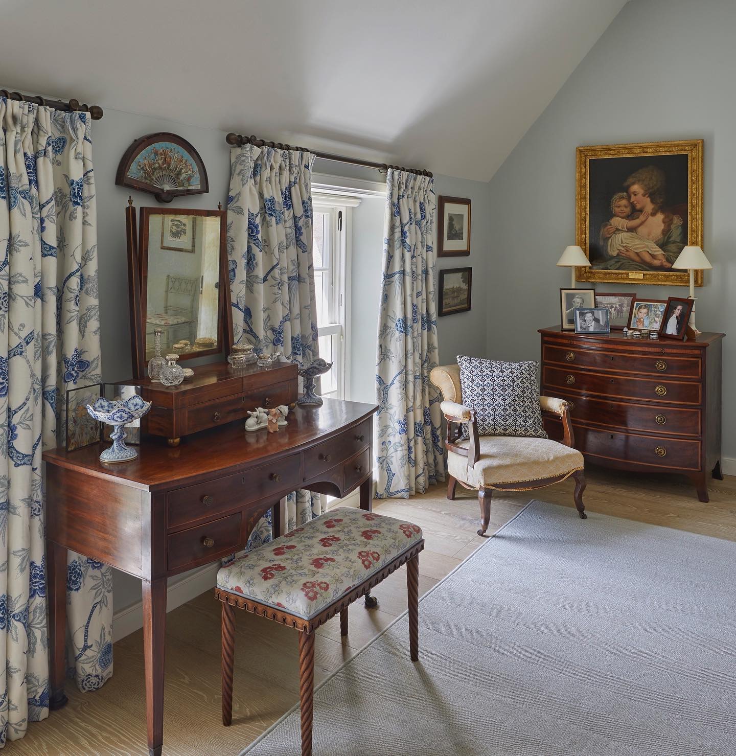 sloped ceiling bedroom