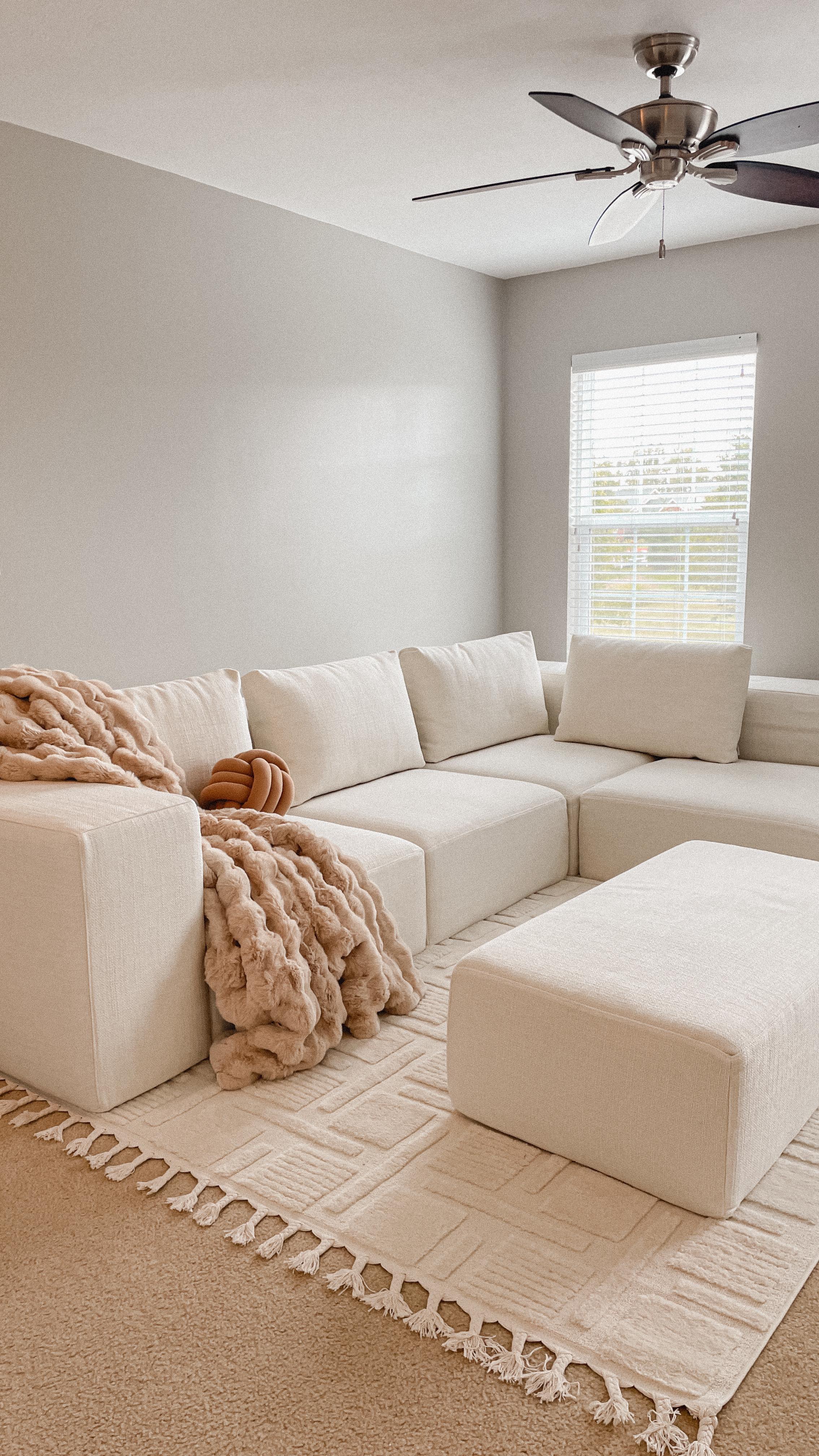leather sectional living room