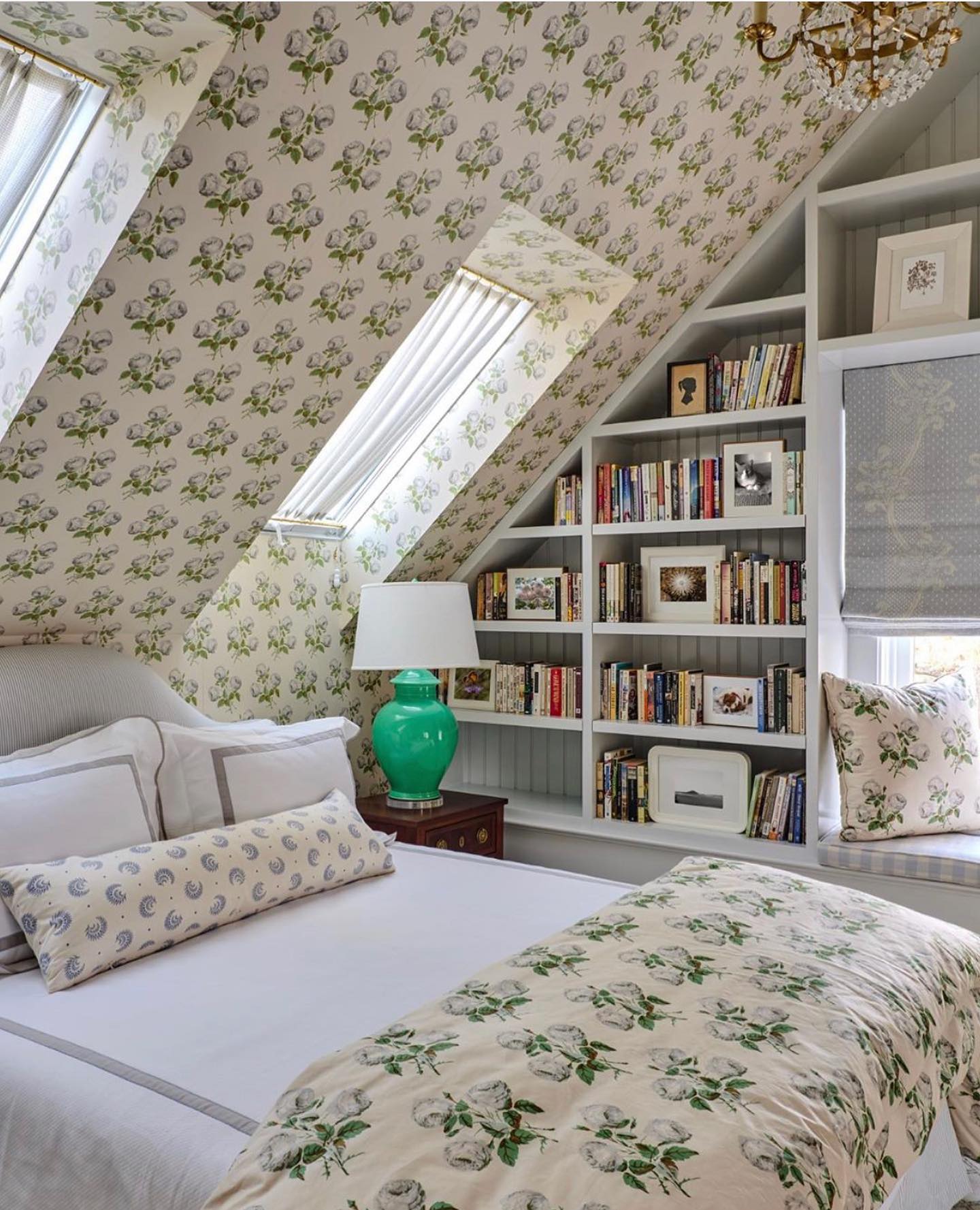 sloped ceiling bedroom