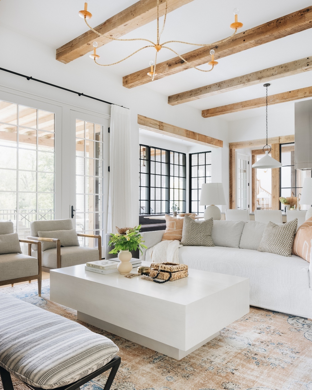 living room chandelier