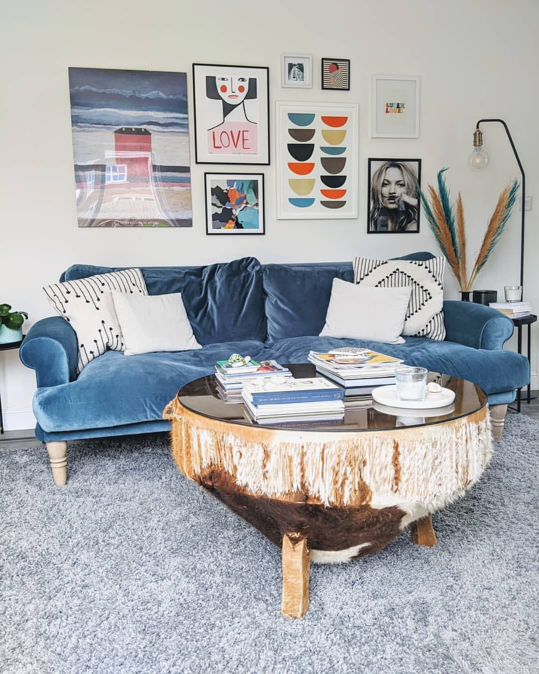 eclectic living room