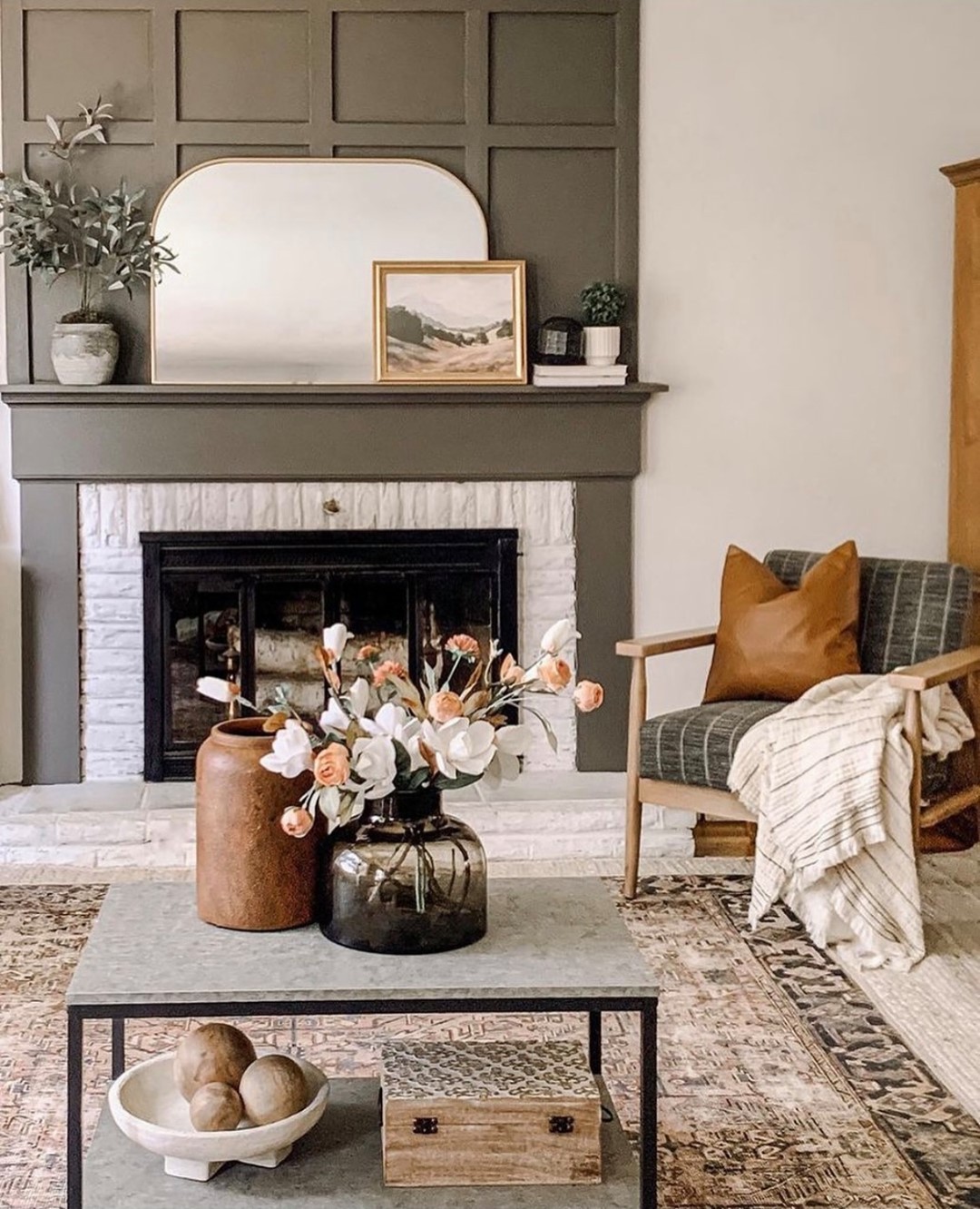 board and batten living room