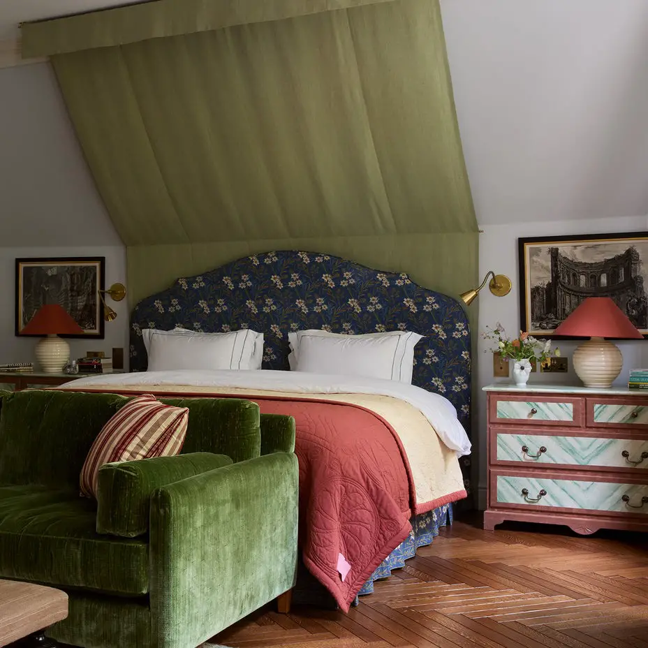 sloped ceiling bedroom