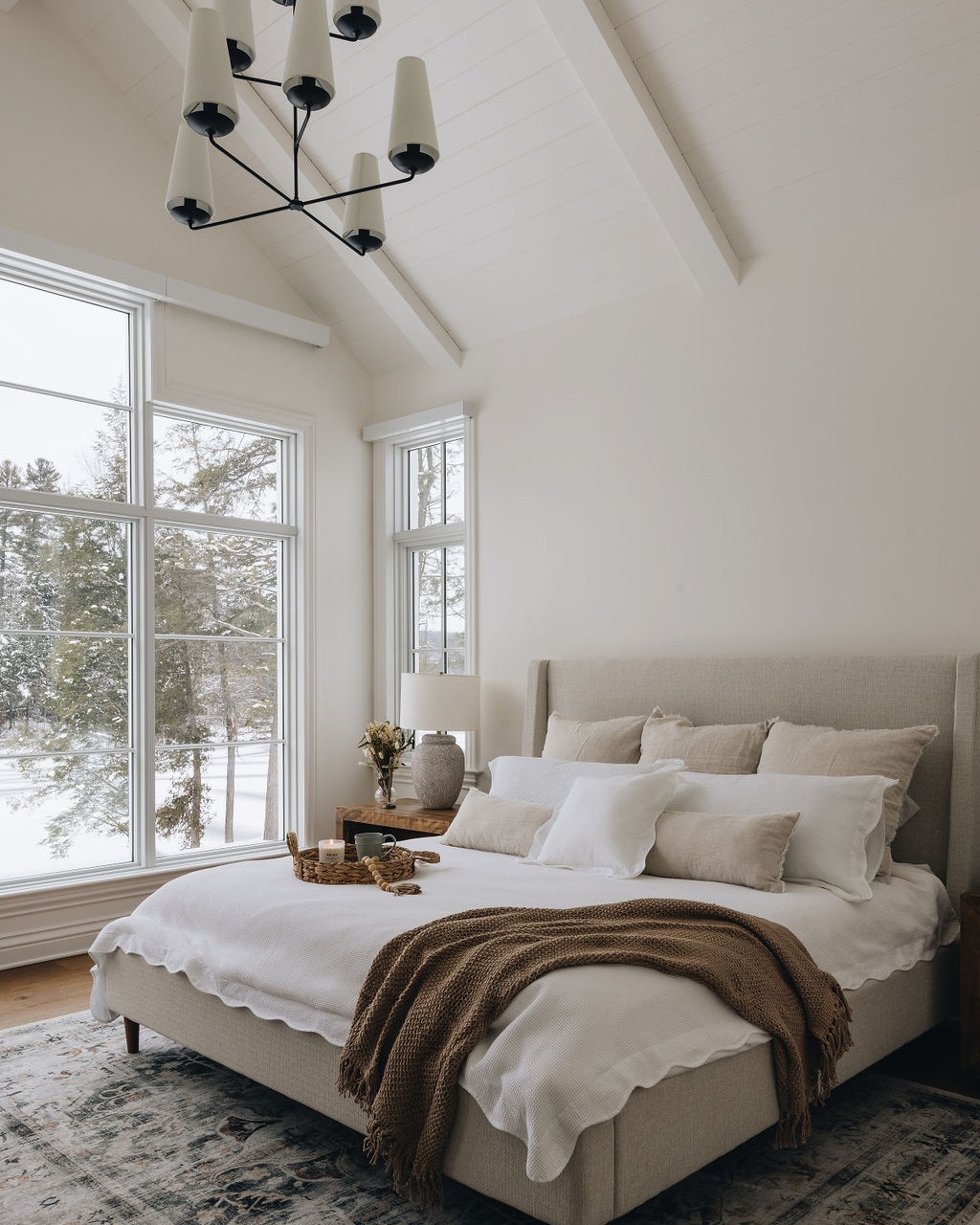 cathedral ceiling bedroom