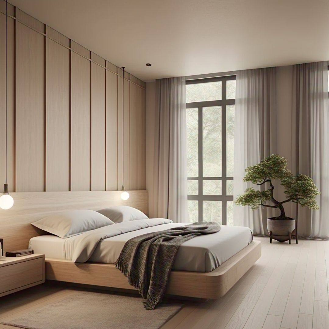 27 Japandi Bedroom Ideas: Calm, Cozy & Minimalist Decor Inspiration With 27 Stunning Images 10 japandi bedroom