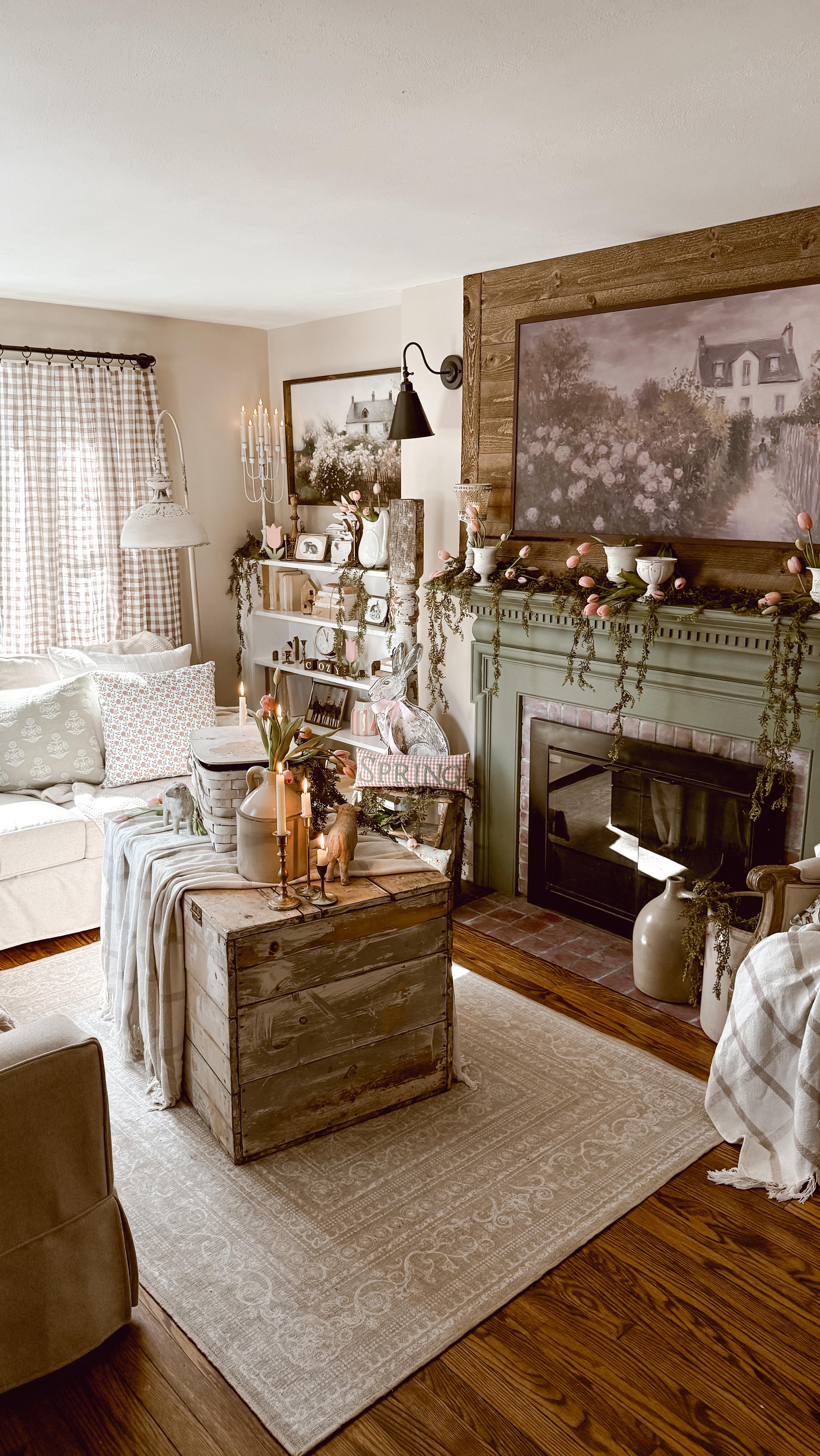 cottagecore living room