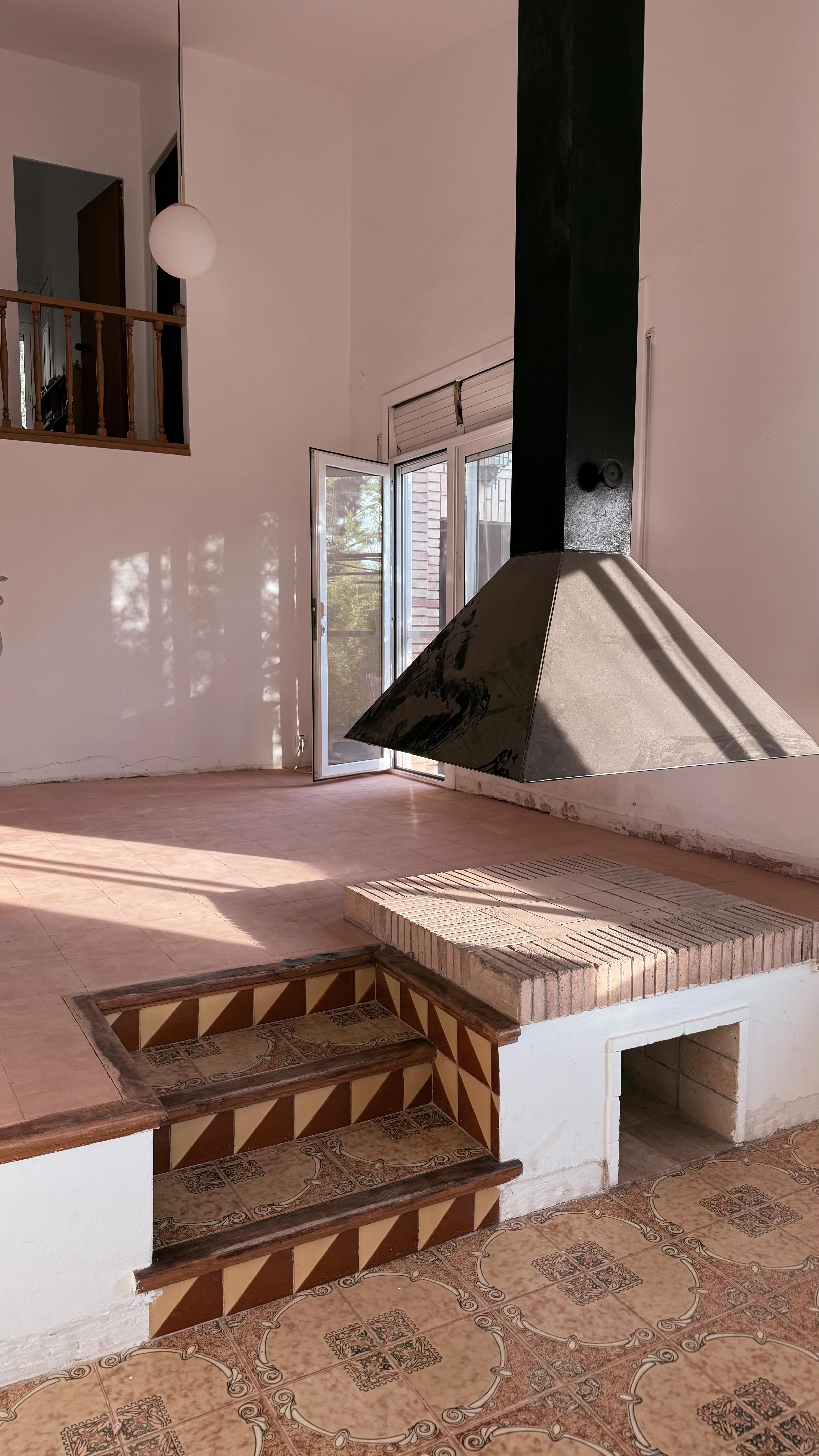 terracotta living room