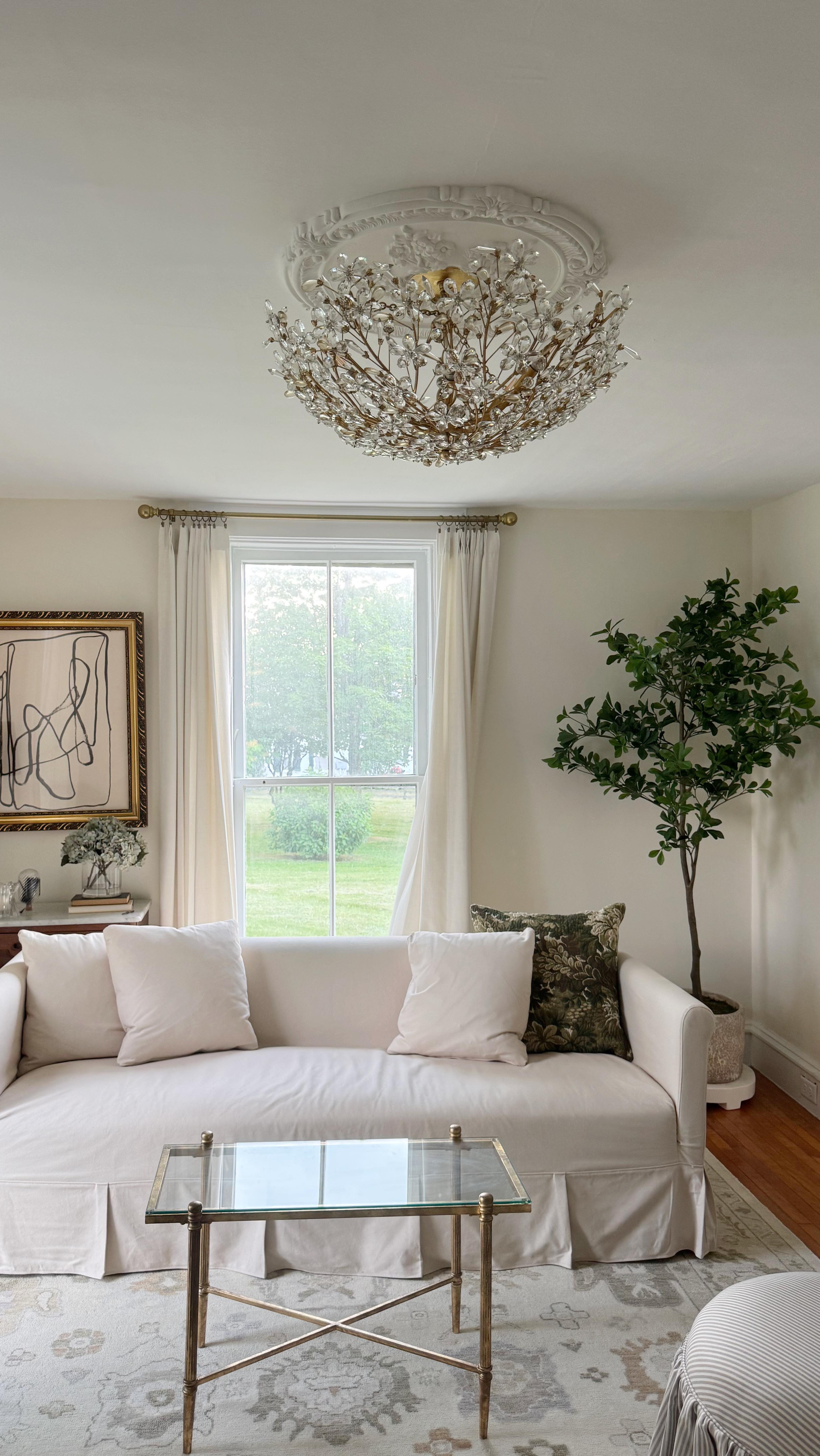living room chandelier