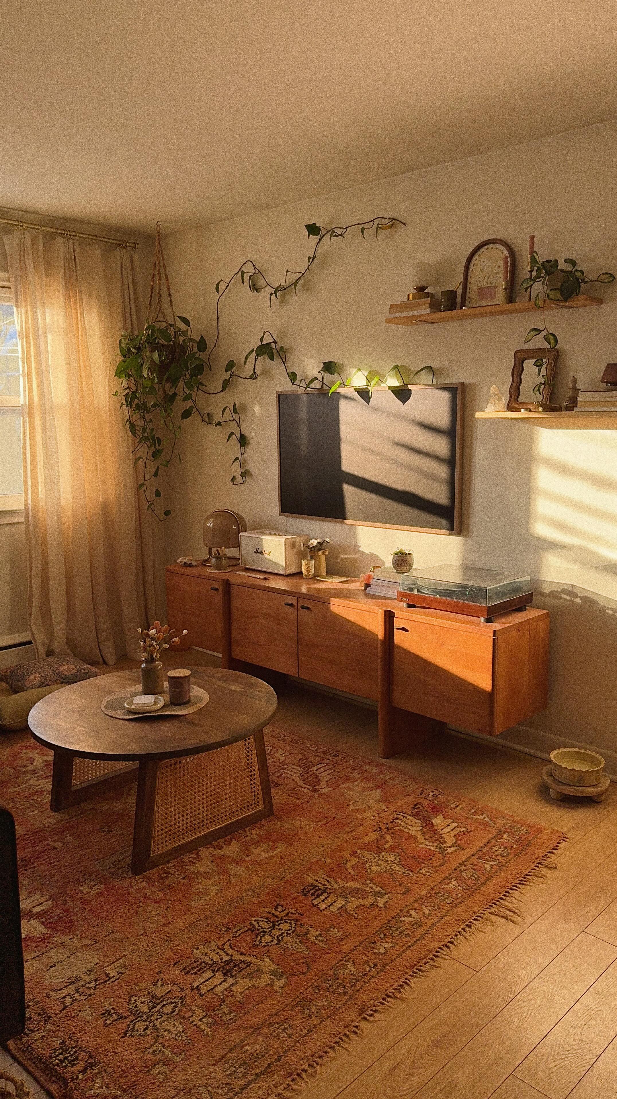 moody living room decor