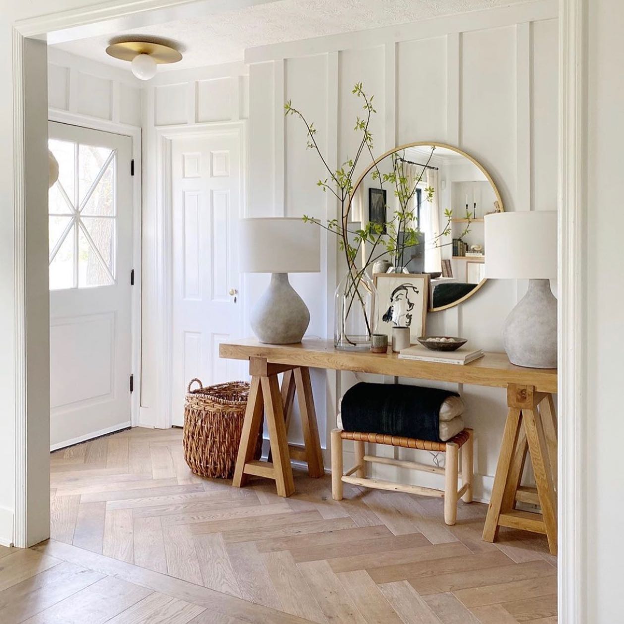 board and batten living room