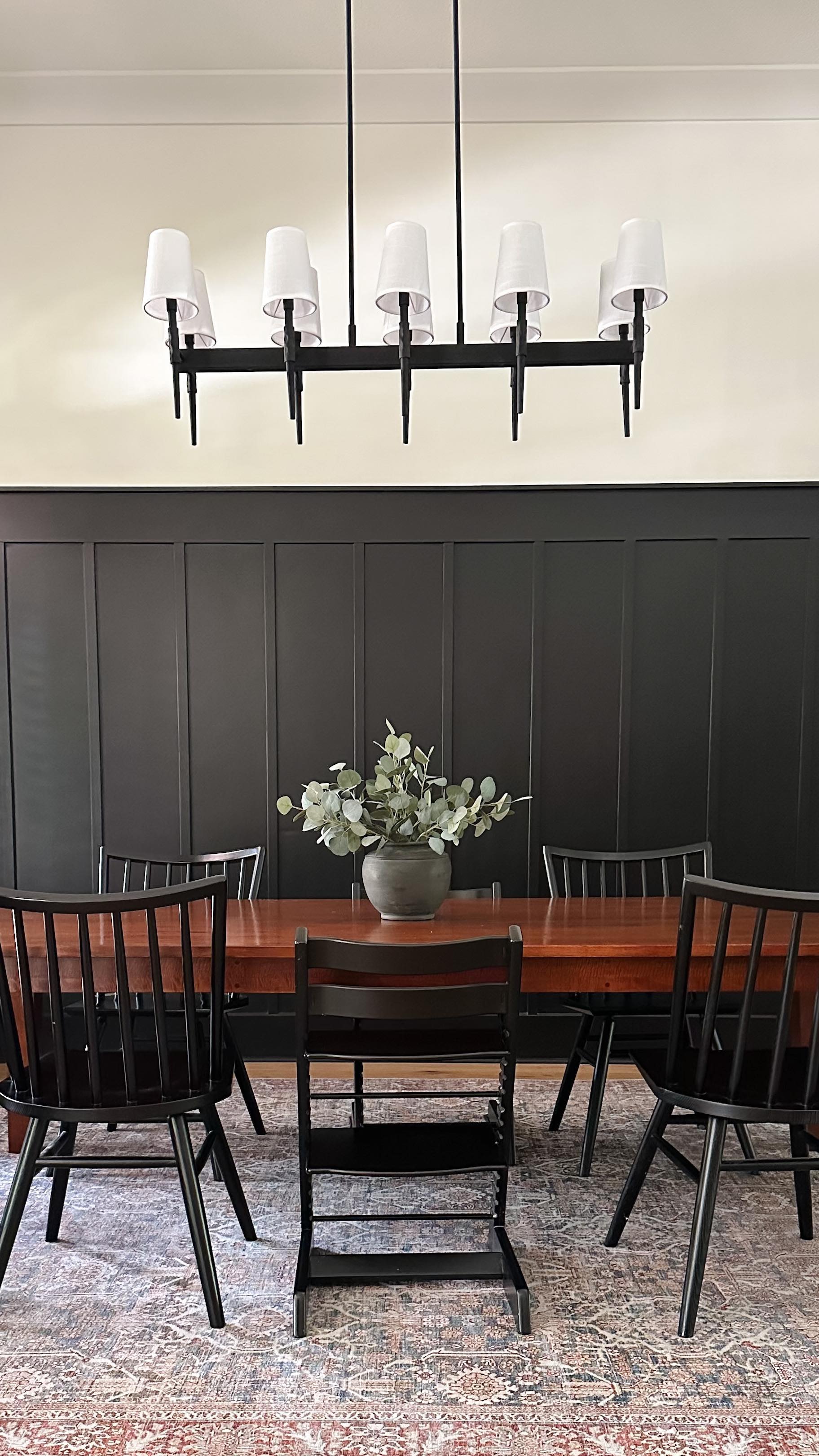 board and batten living room