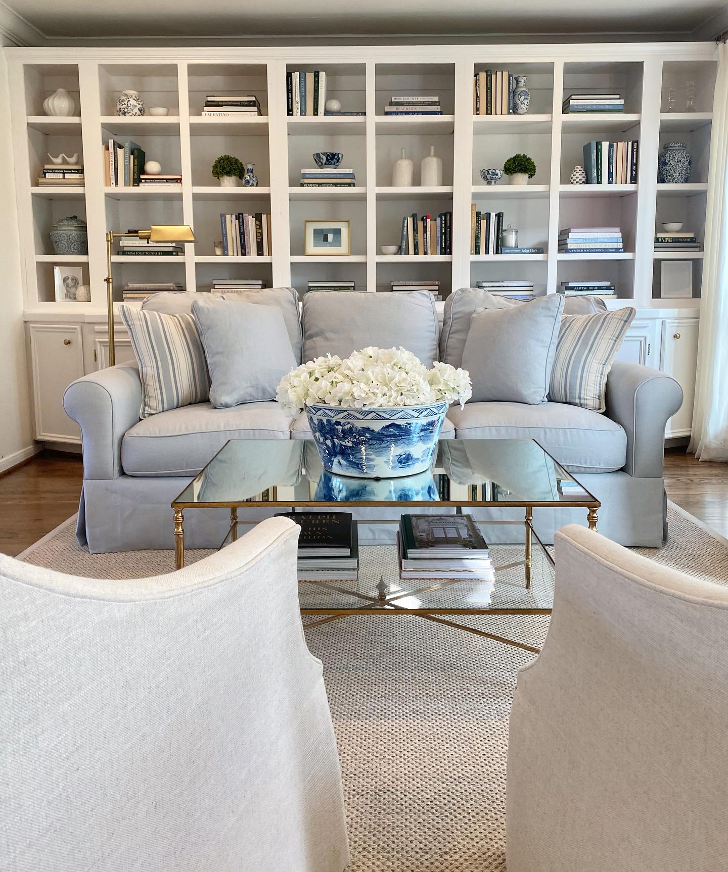 bookshelf styling living room