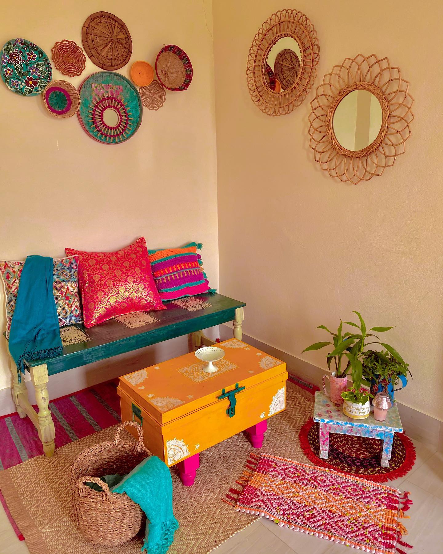 eclectic living room