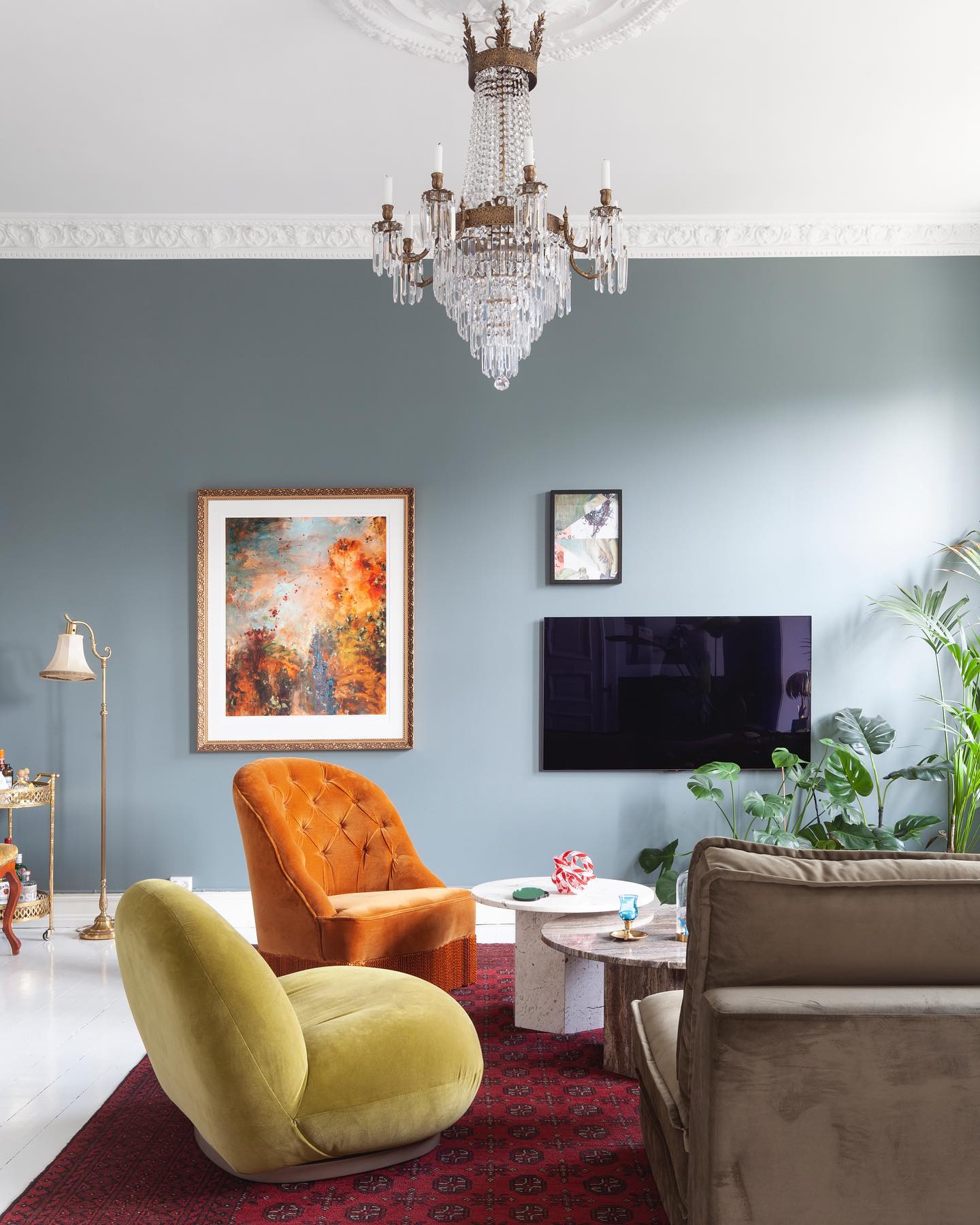 living room chandelier