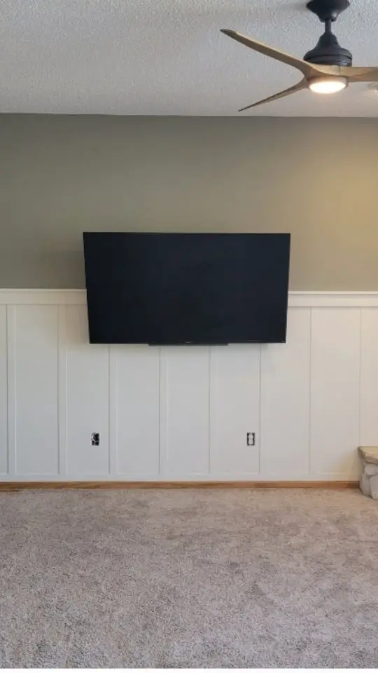 board and batten living room