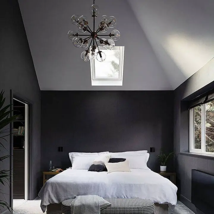 sloped ceiling bedroom