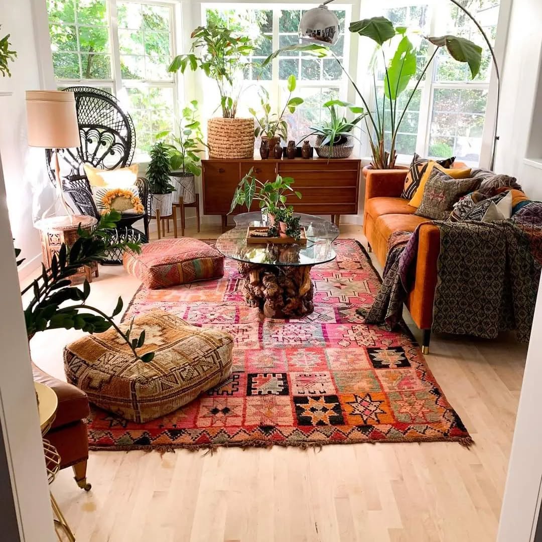 boho living room