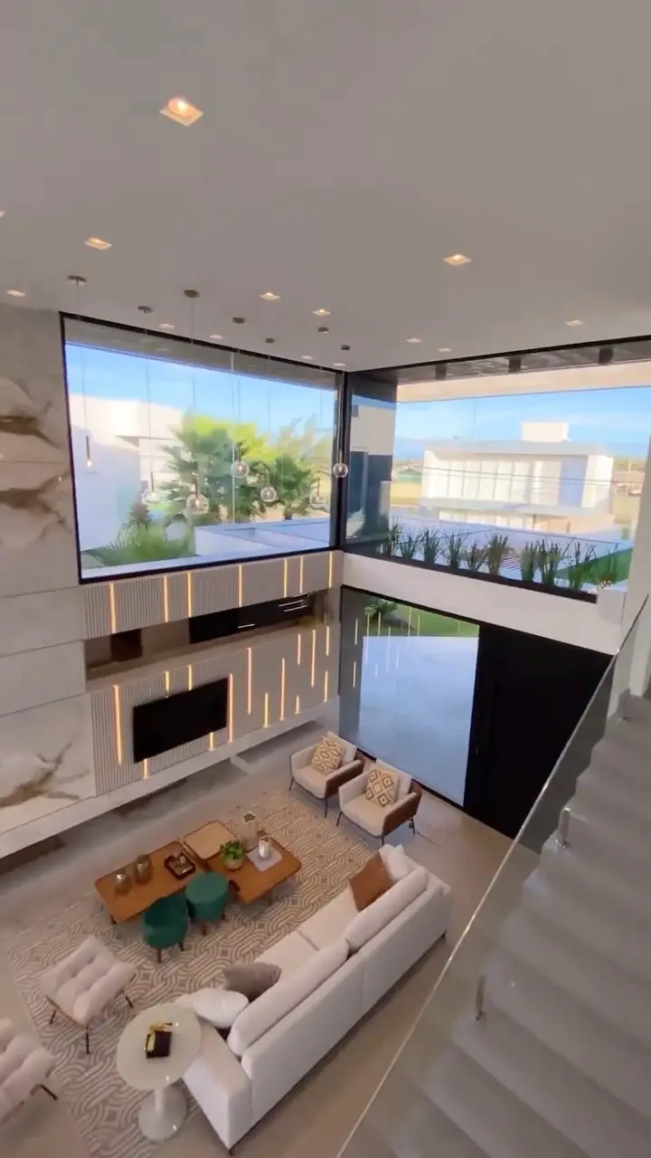 open concept living room