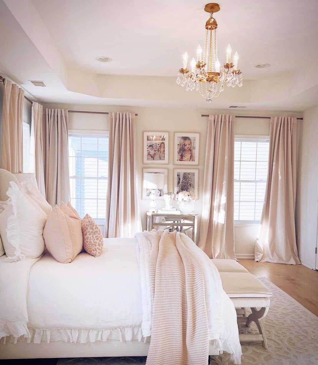 glam bedroom decor