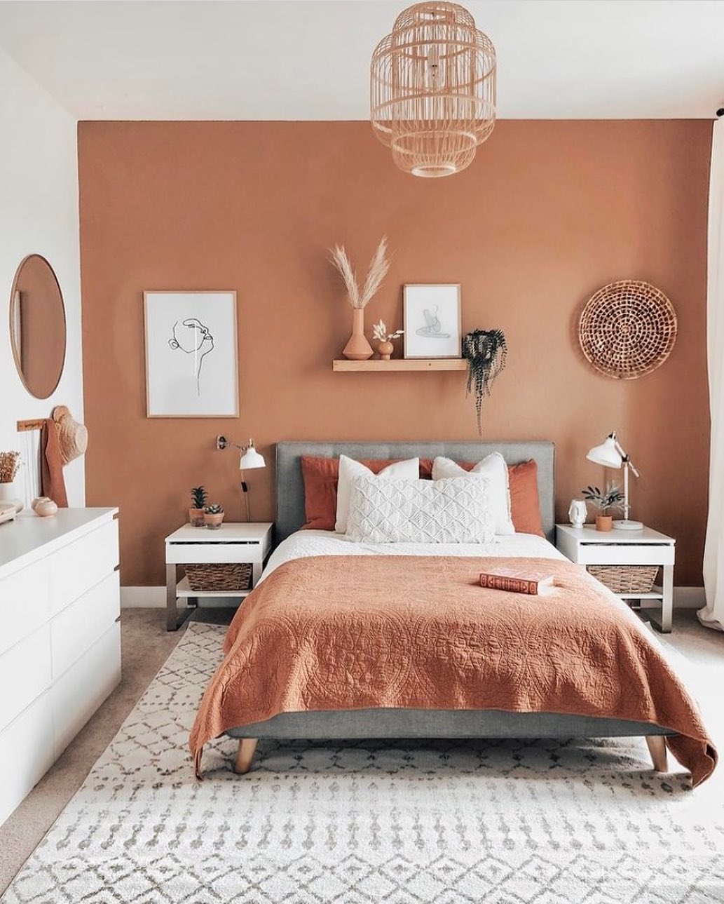 30 Terracotta Bedroom Ideas With 30 Stunning Images To Warm Up Your Space 1 terracotta bedroom