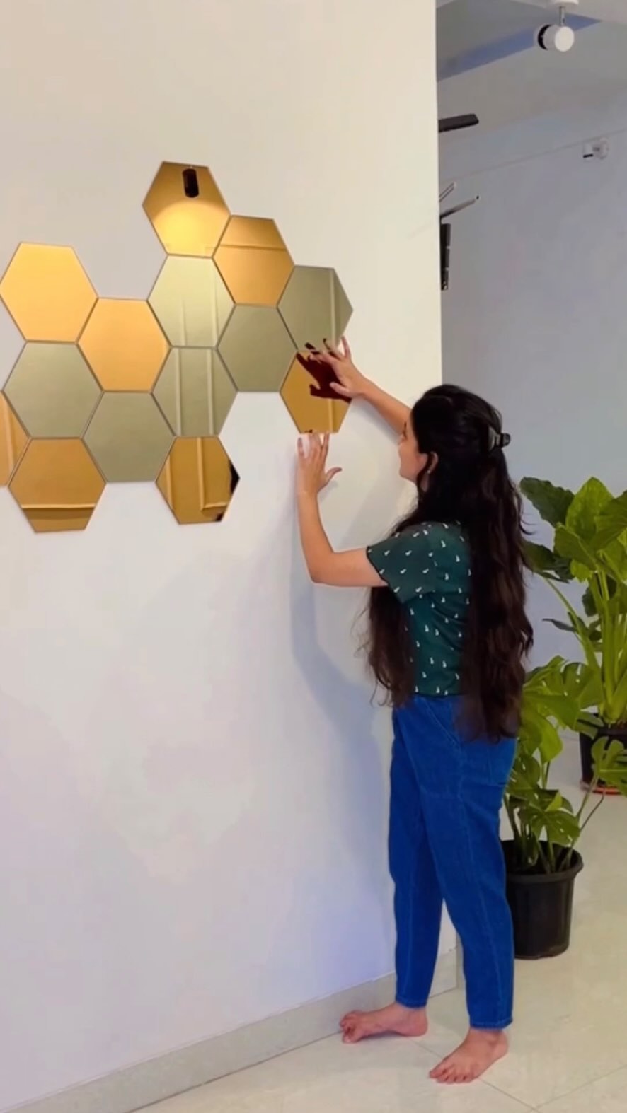 mirror wall living room