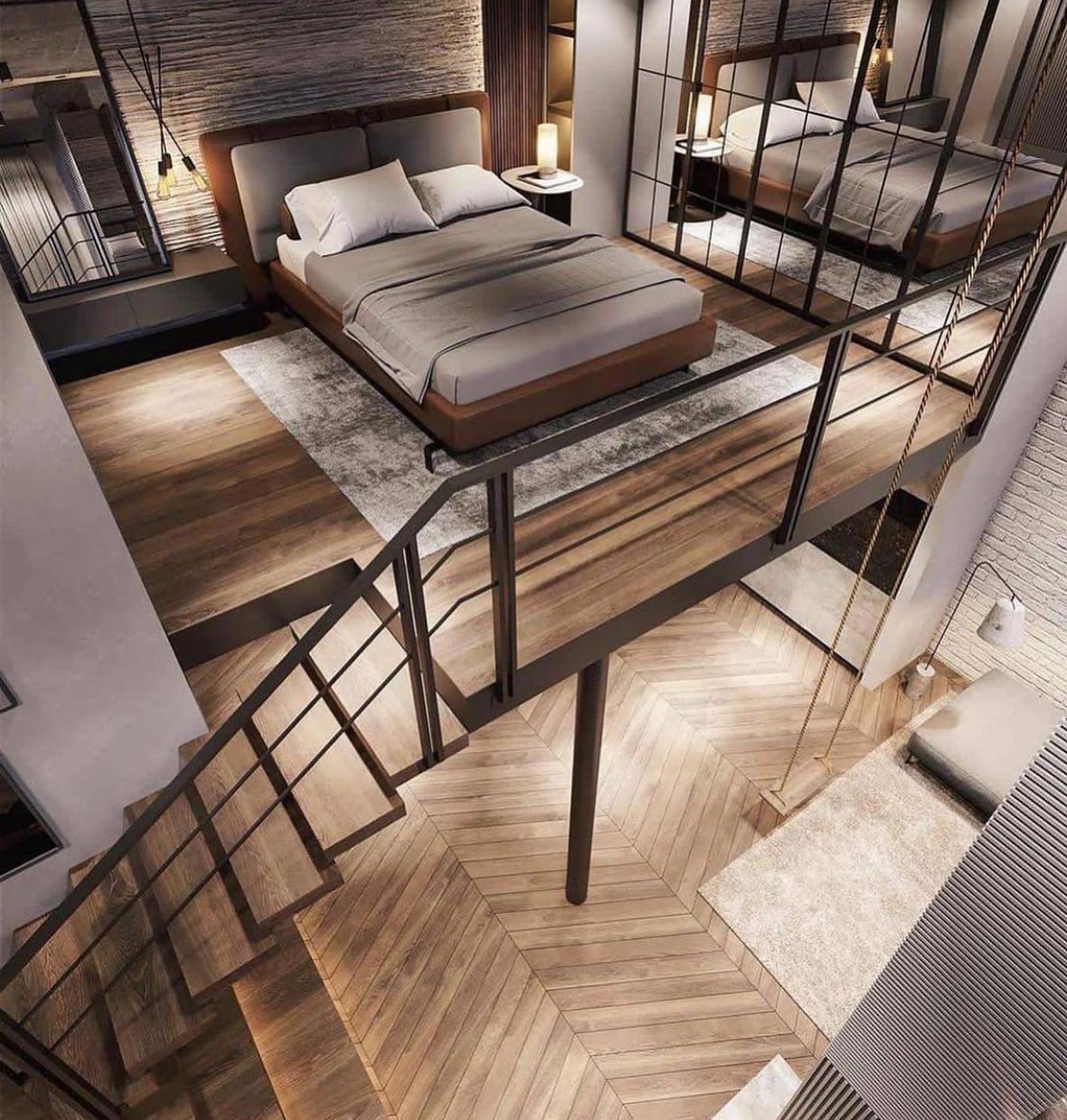mezzanine bedroom design