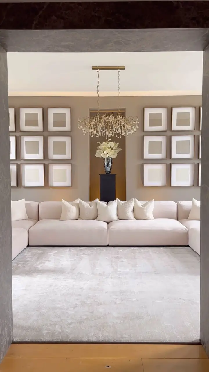 living room chandelier