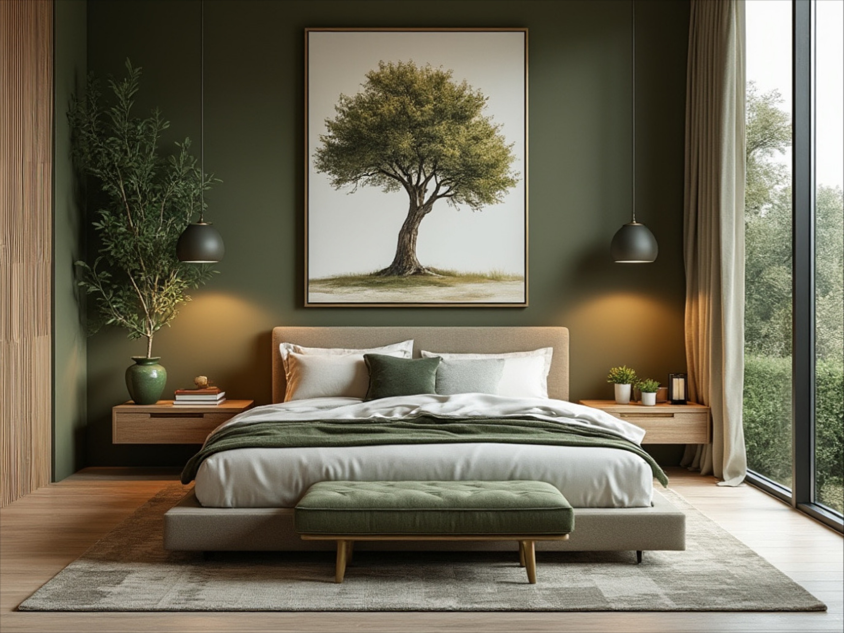 biophilic bedroom design