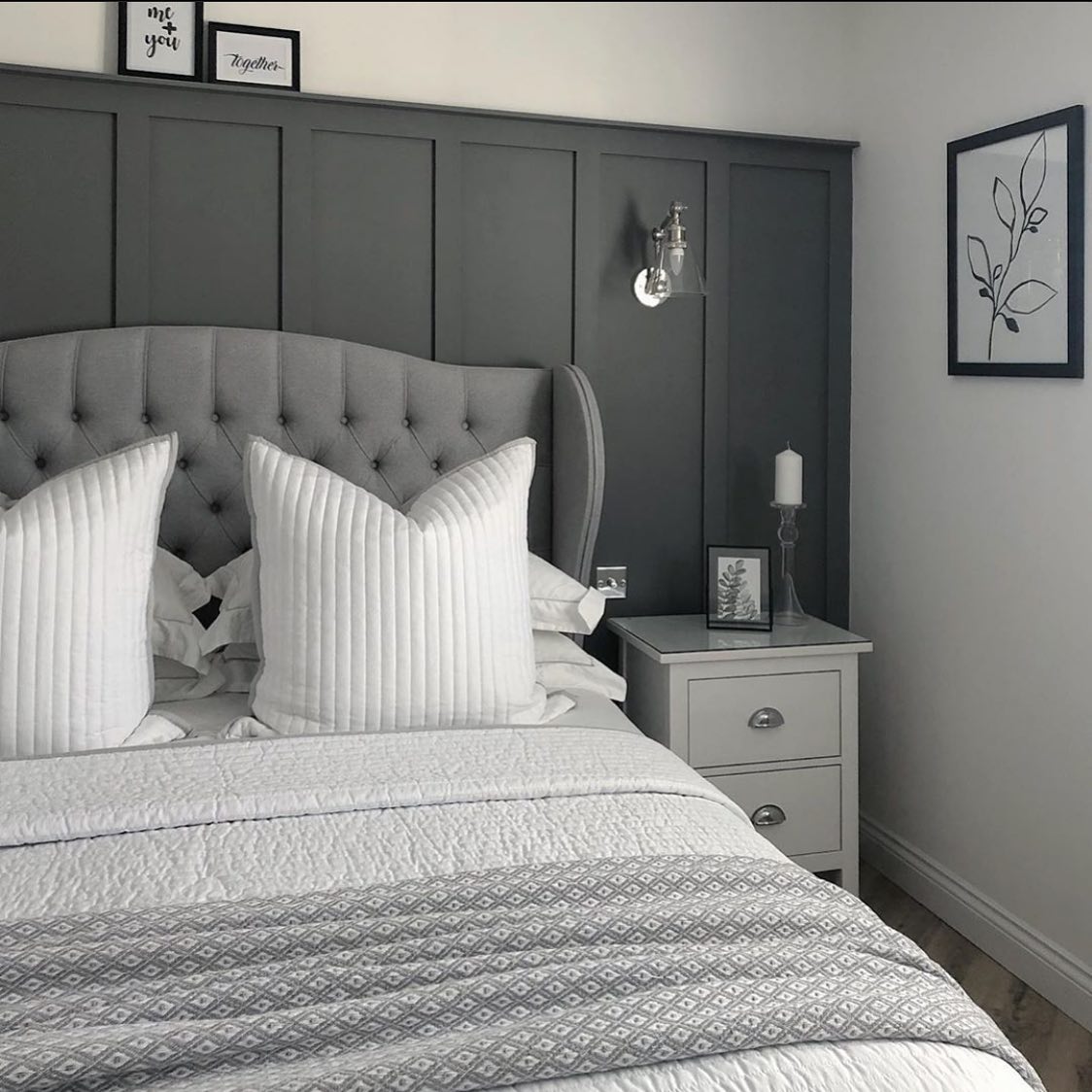 board and batten bedroom