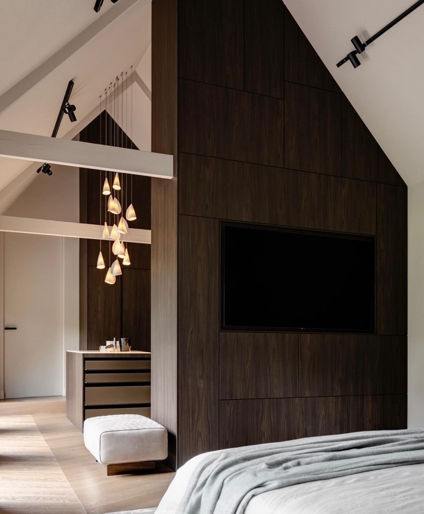 sloped ceiling bedroom