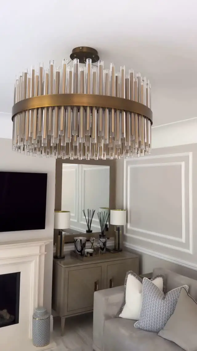 living room chandelier