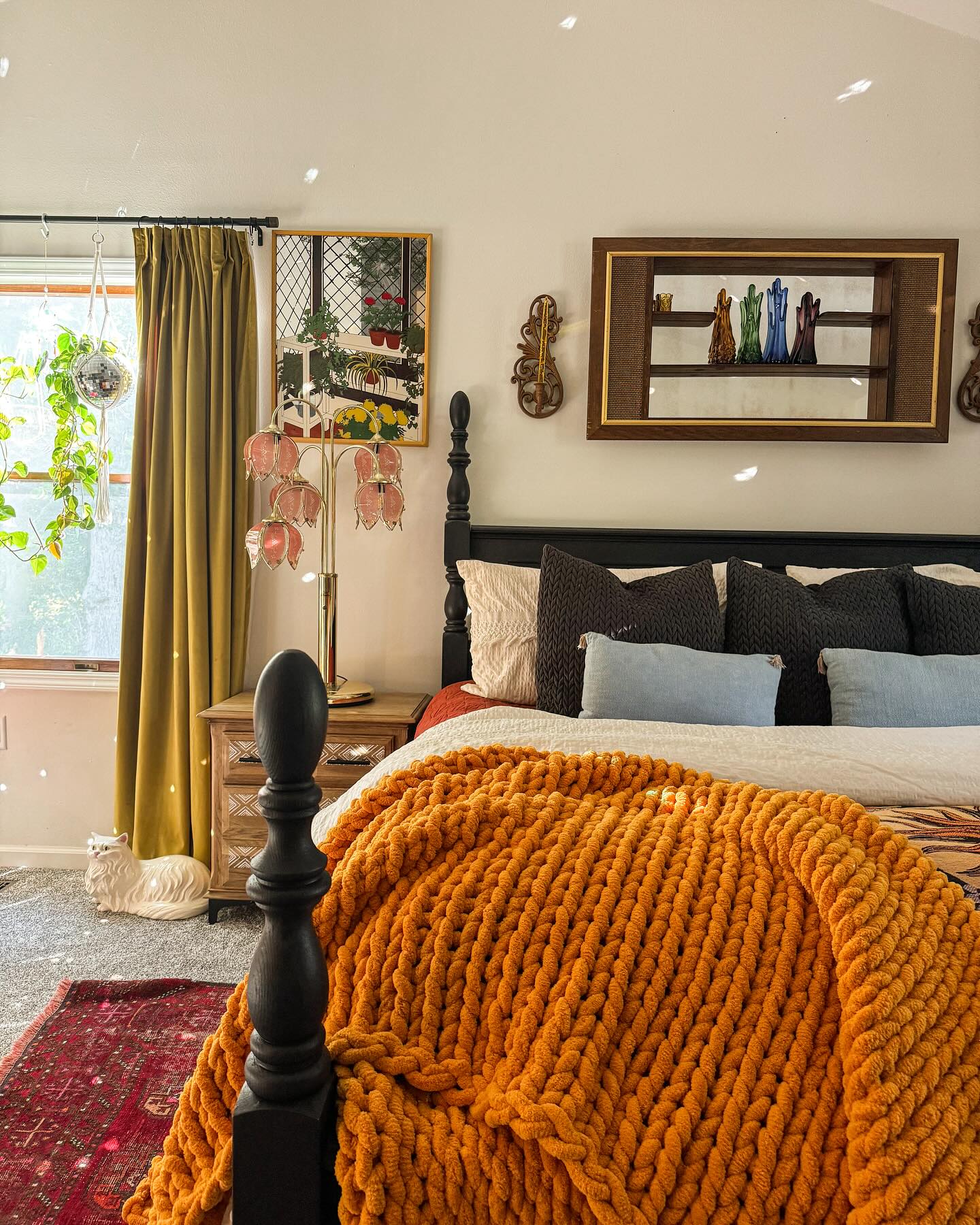 velvet curtains bedroom