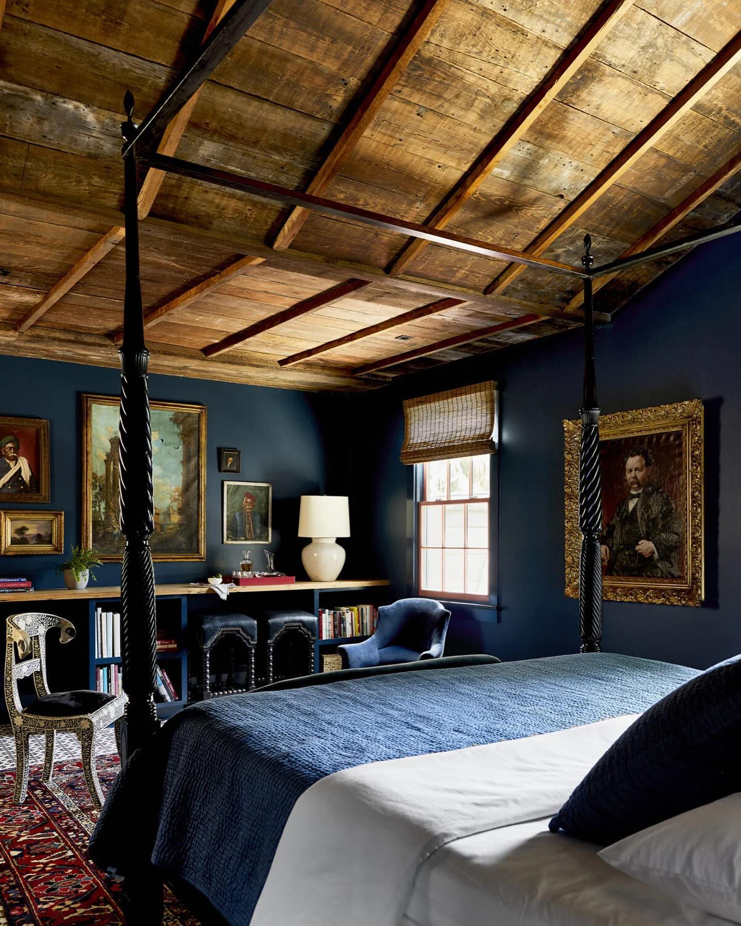 sloped ceiling bedroom