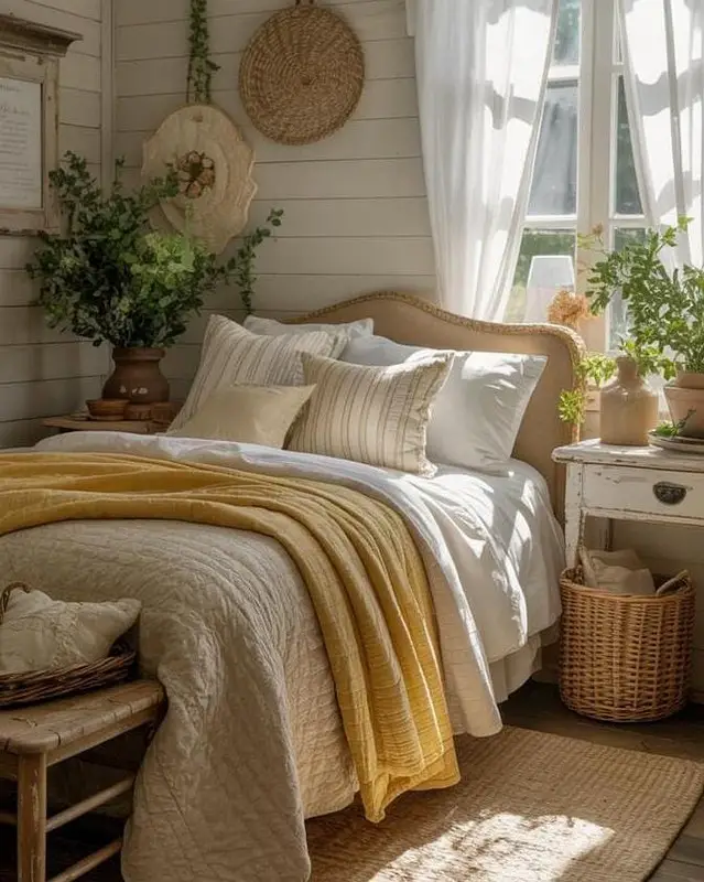 28 Cozy Farmhouse Bedroom Ideas To Copy Now (With Stunning Photos For Every Style) 7 farmhouse bedroom ideas