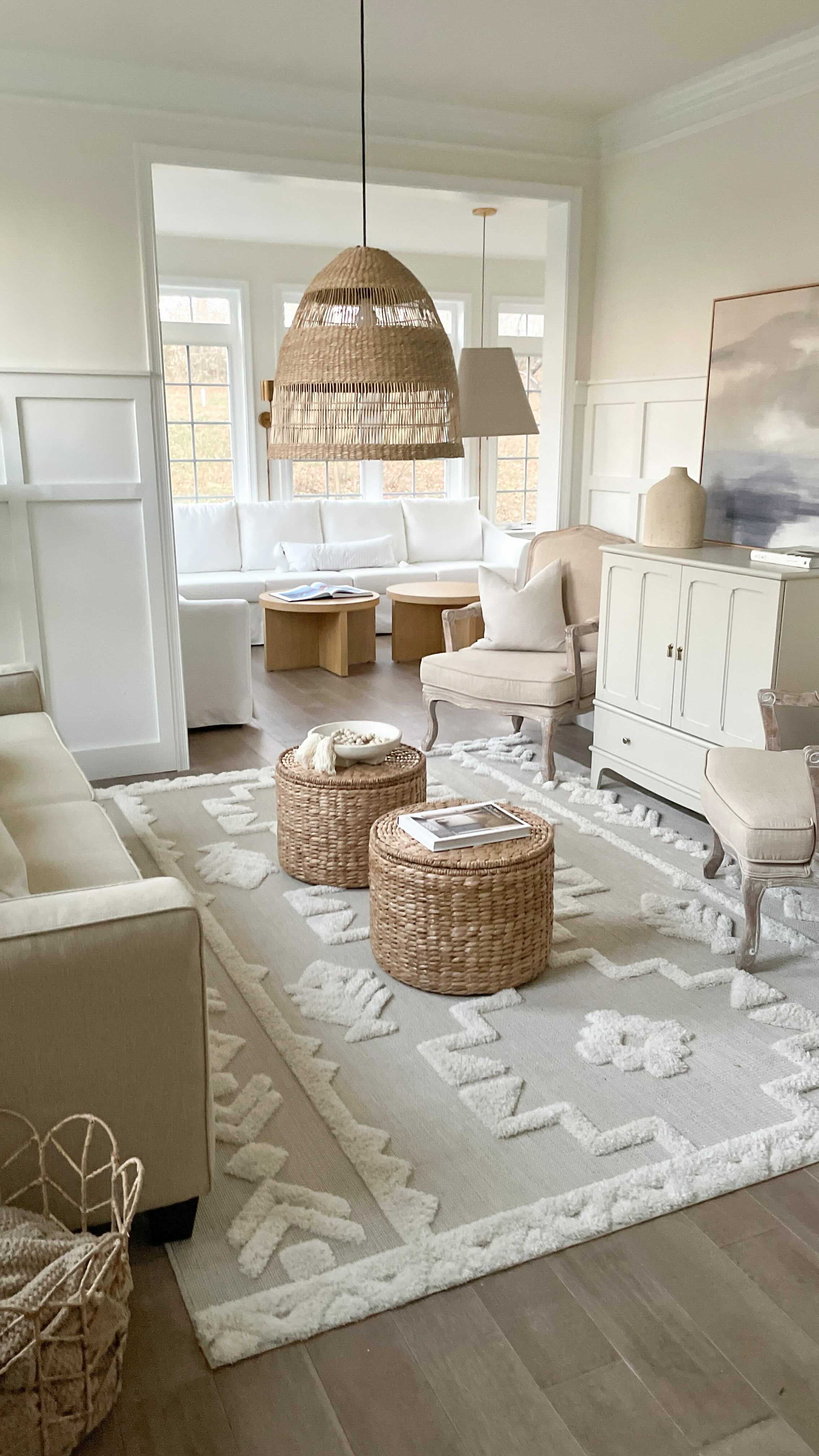 board and batten living room