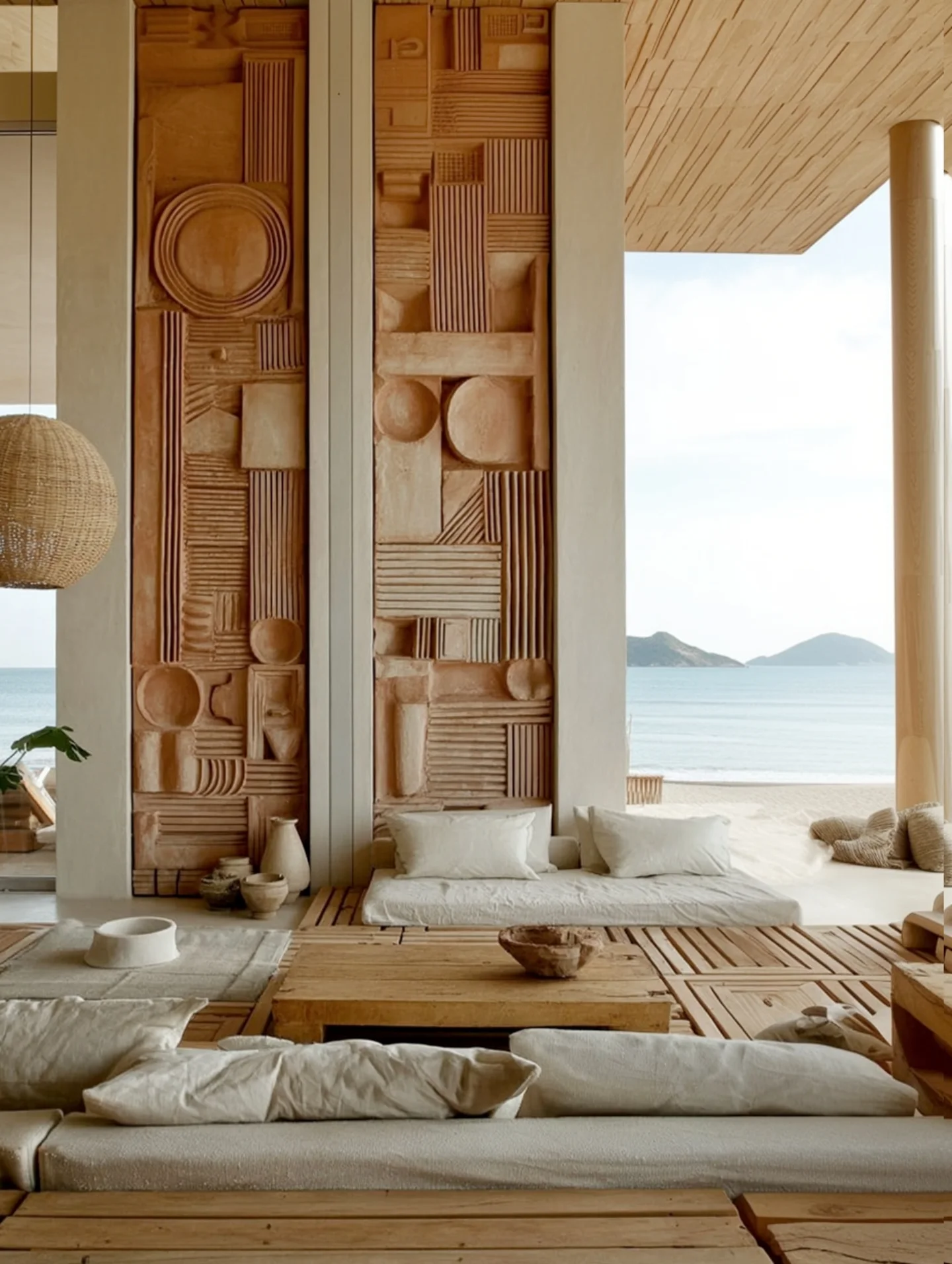 concrete wall bedroom