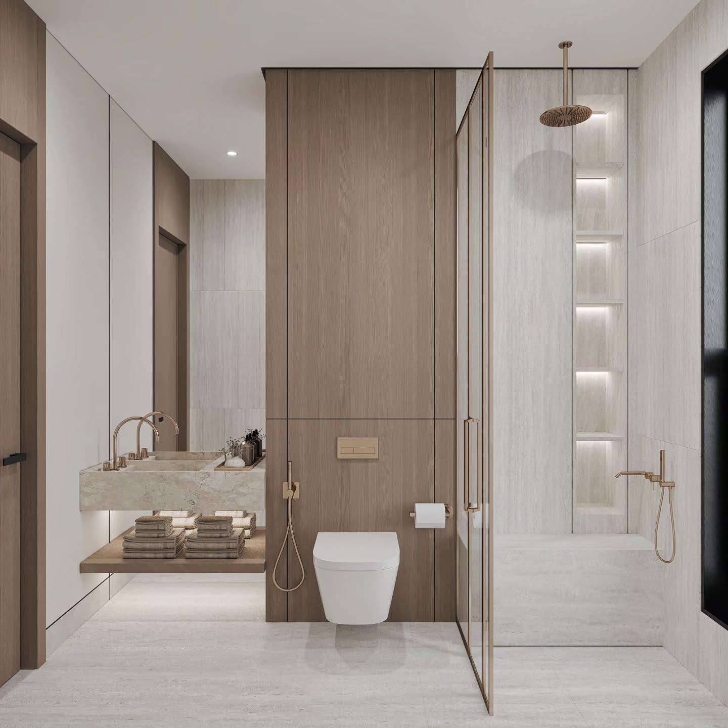 26 Stunning Open Plan Bedroom Bathroom Ideas For A Luxe, Seamless Space 7 open plan bedroom bathroom