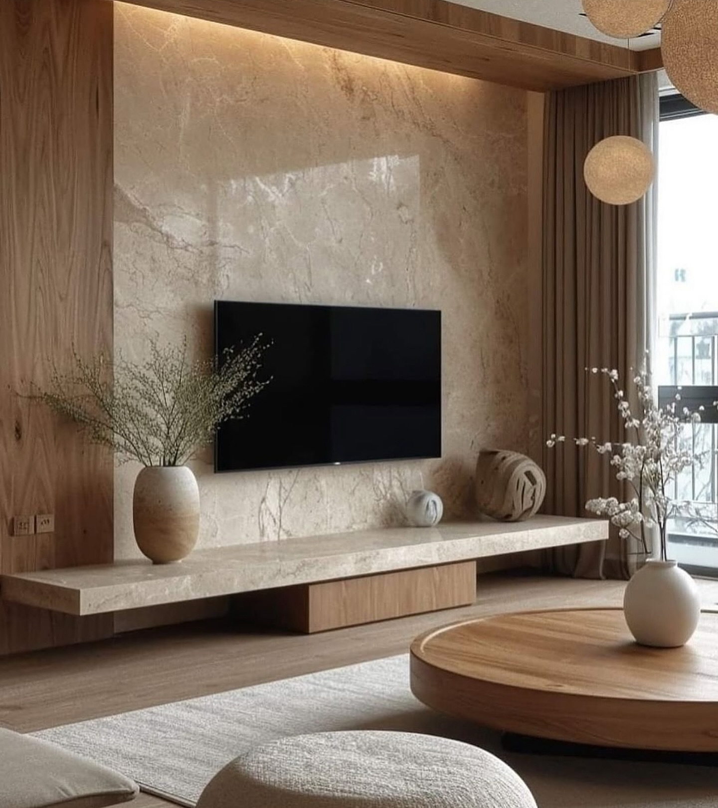 floating tv stand living room