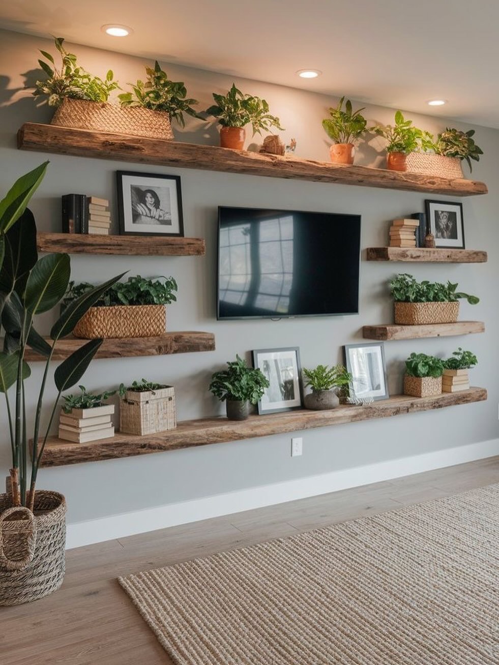 built in shelves bedroom