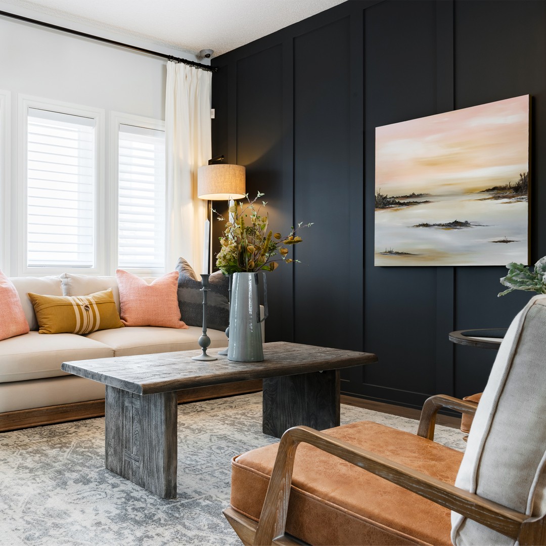 board and batten living room